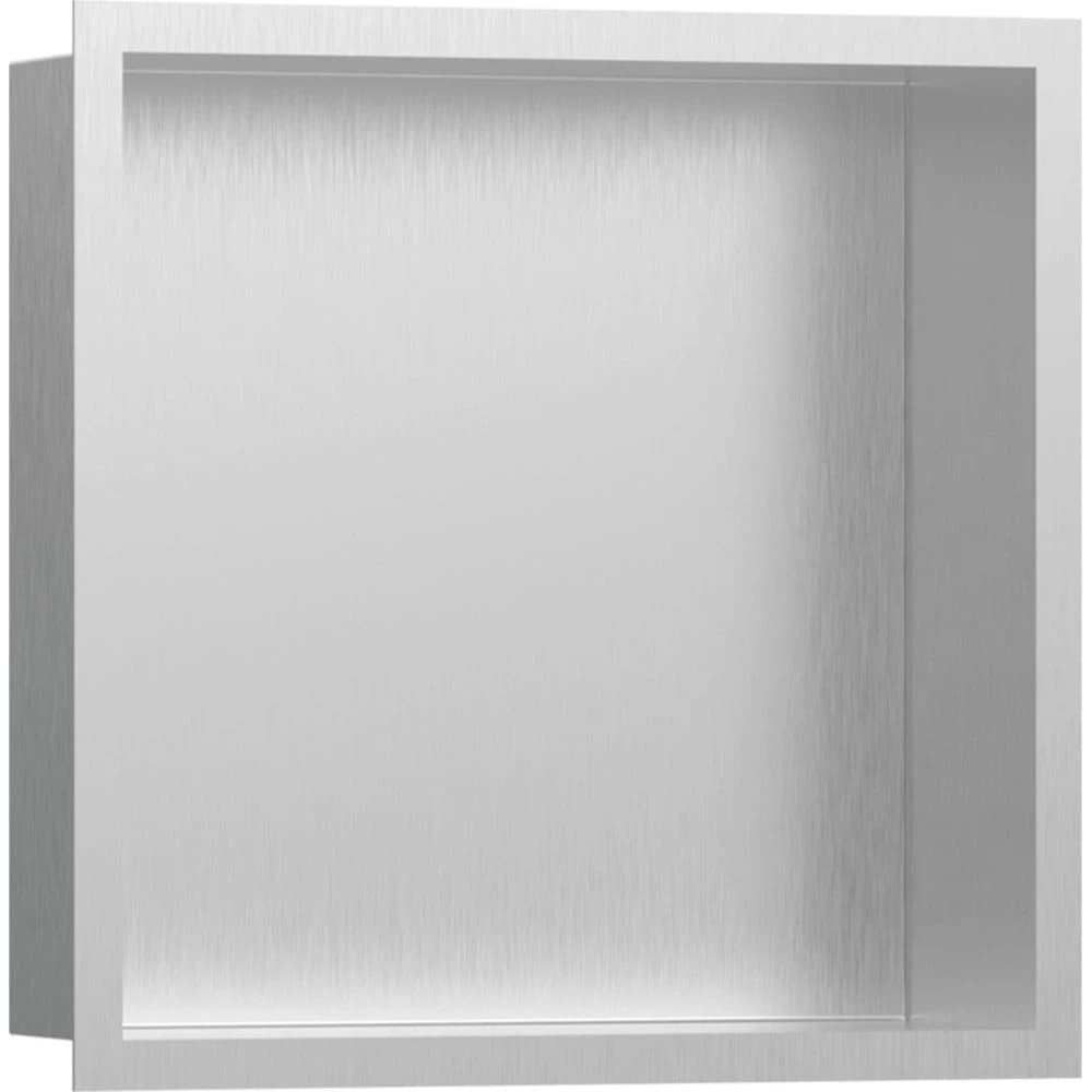 Hansgrohe XtraStoris Individual 30x30x10 Cm Mat Paslamaz Çelik Çerçeveli Paslanmaz Çelik Duvar Nişi