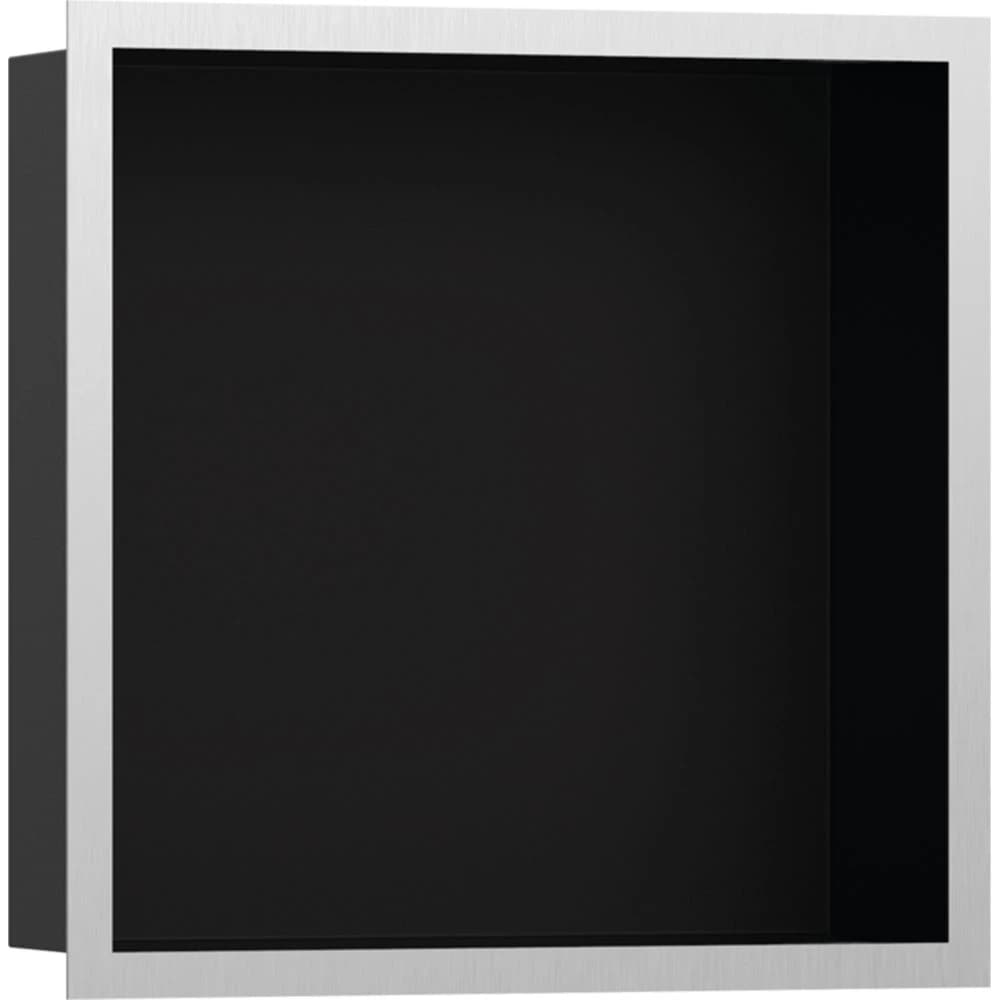 Hansgrohe XtraStoris Individual 30x30x10 Cm Mat Paslamaz Çelik Çerçeveli Mat Siyah Duvar Nişi