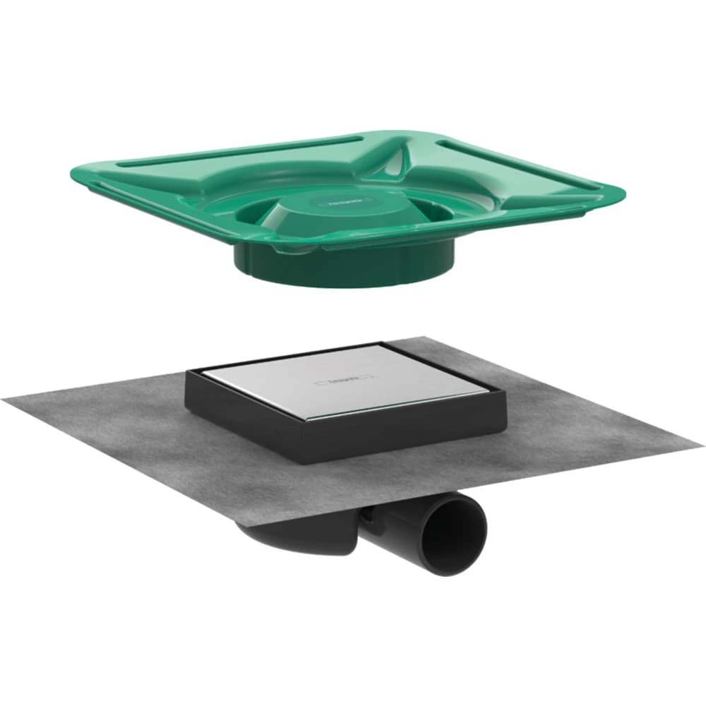 Hansgrohe RainDrain Spot Komple set 150 Krom 56112800