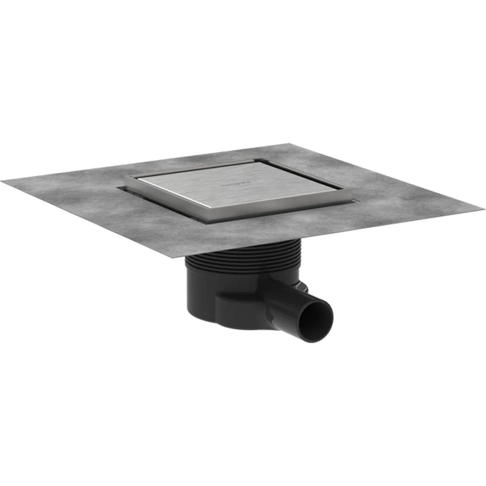 Hansgrohe RainDrain Brilliance 150 Cm Mat Paslanmaz Çelik Duş Kanalı