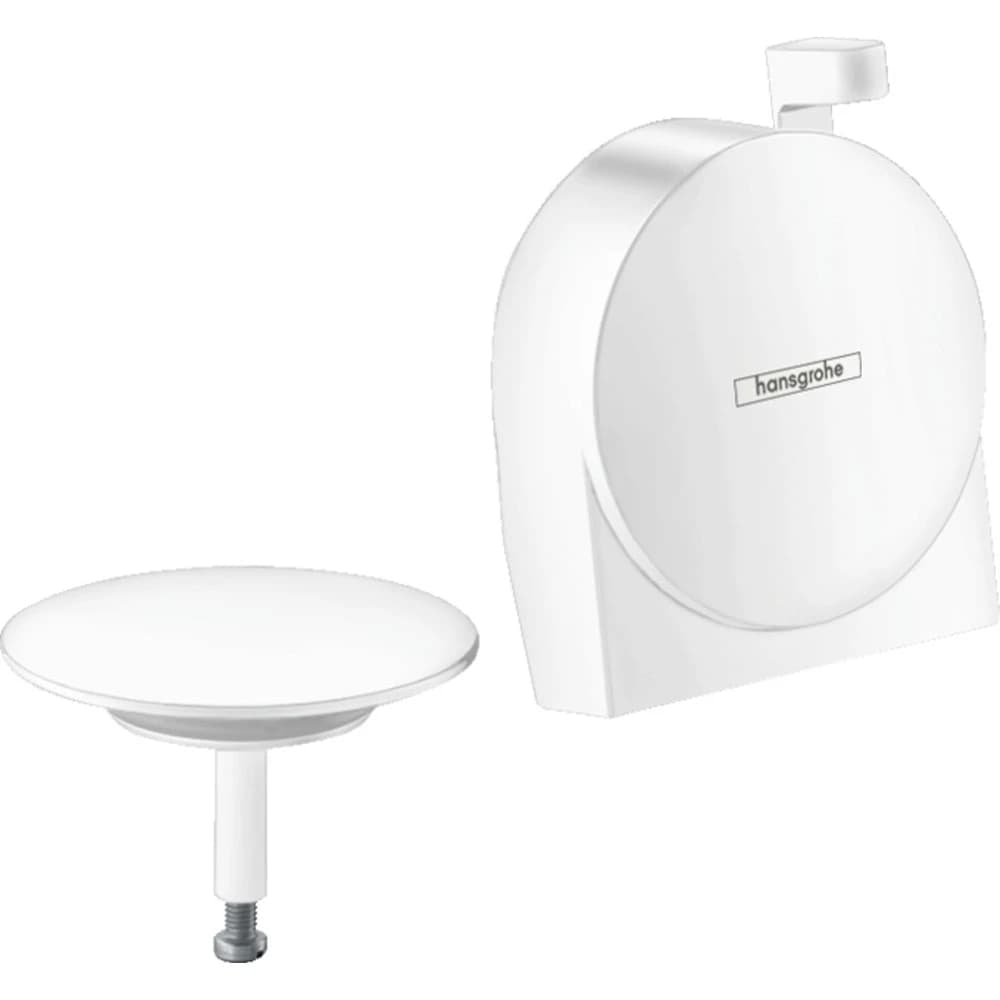 Hansgrohe Exafill S Satin Beyaz Gider Taşmalı Küvet Trompleni