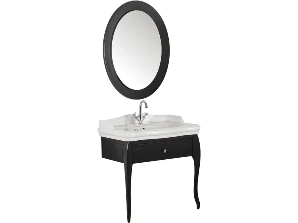 Kale Victorian 90 Cm Antrasit Banyo Dolabı Takımı
