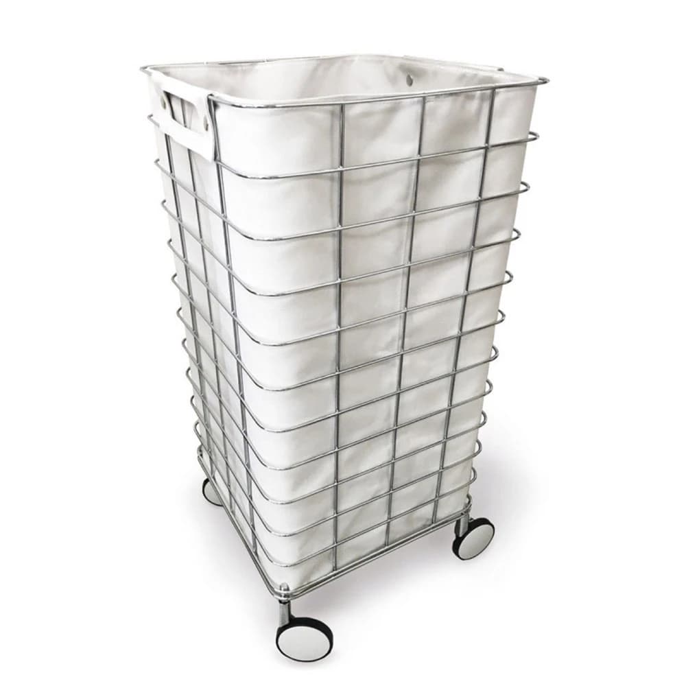Decor Walther Trolley Beyaz-Krom Çöp Sepeti