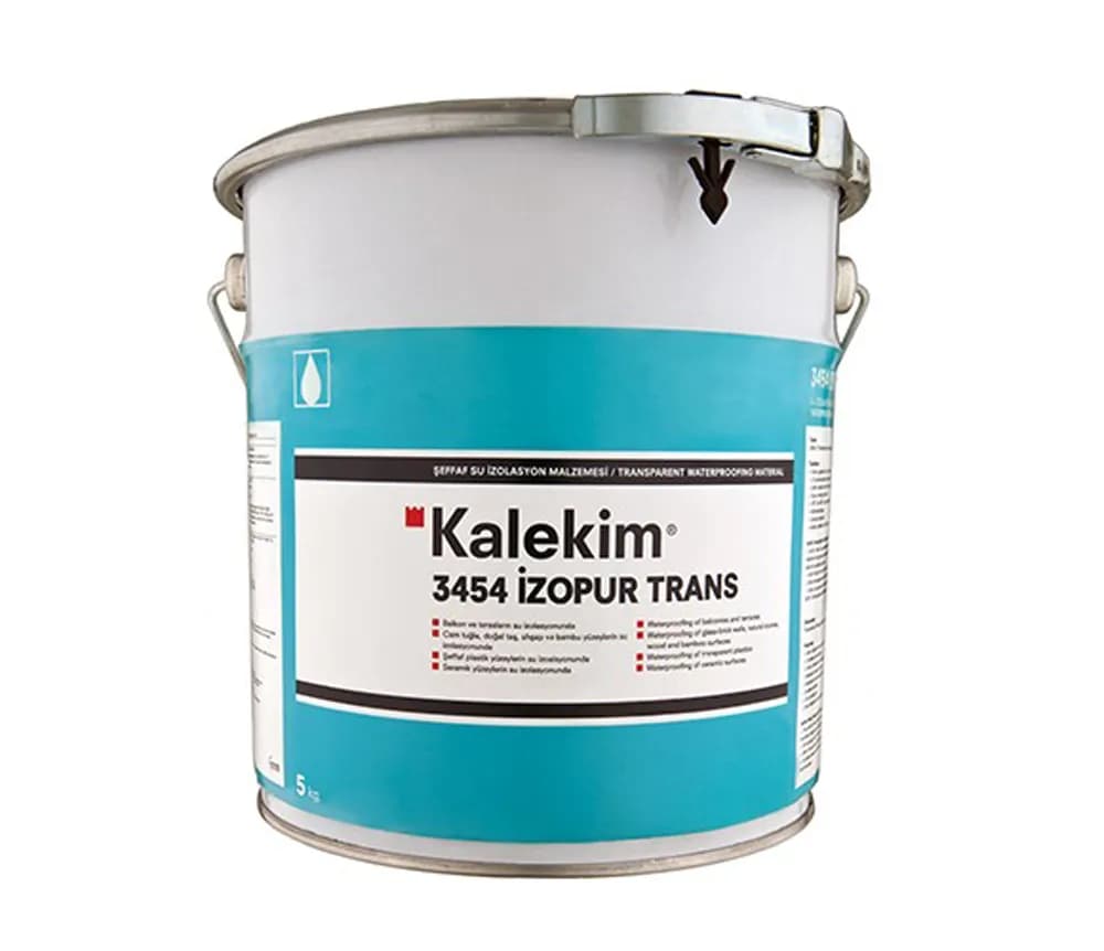 İzopur Trans - Şeffaf Poliüretan Su Yalıtım Malzemesi 3454