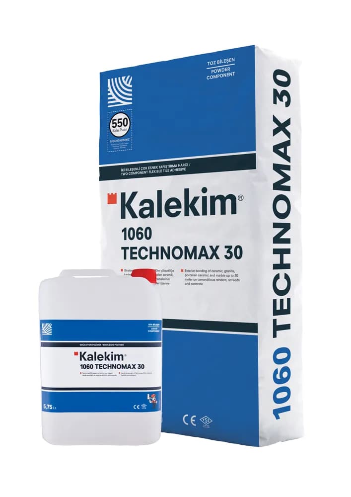 Technomax 30 - Çift Bileşenli Yapıştırma Harcı (Gri) C2TE S2 1060