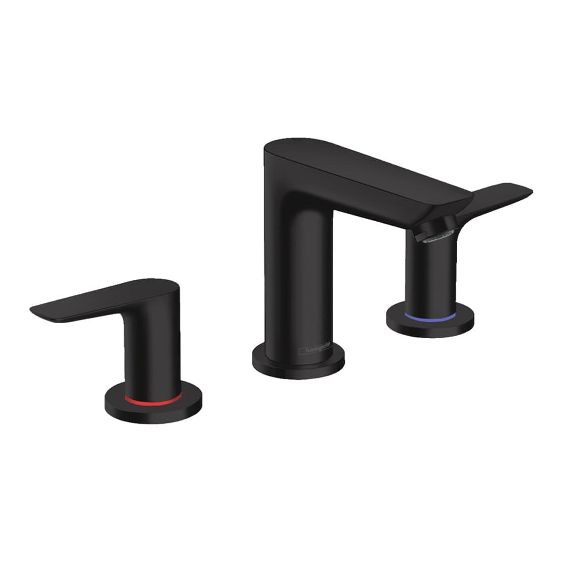 HansGrohe Talis E 3-Delikli Satin Siyah Lavabo Bataryası