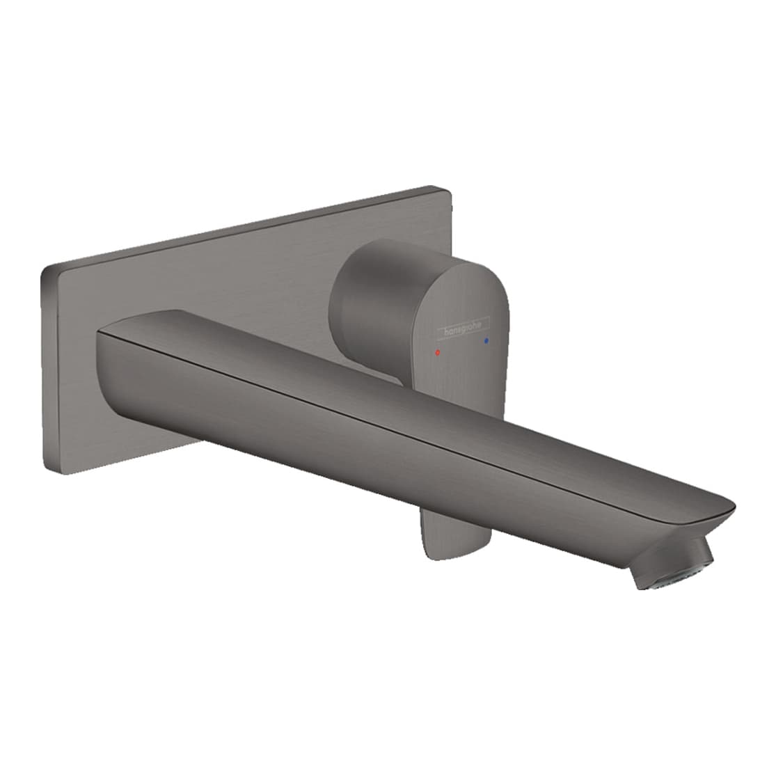 Hansgrohe Talis E 22,5 Cm Ankastre Mat Siyah Krom Lavabo Bataryası