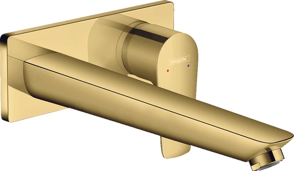 Hansgrohe Talis E 22,5 Cm Ankastre Altın Lavabo Bataryası