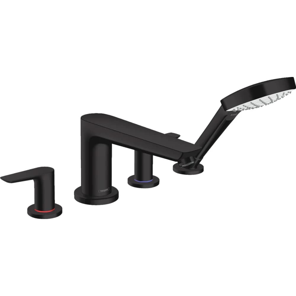 Hansgrohe Talis Mat Siyah Banyo Bataryası