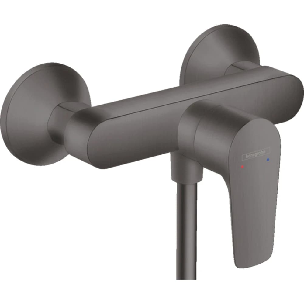 Hansgrohe Talis Fırçalanmış Siyah Krom Duş Bataryası