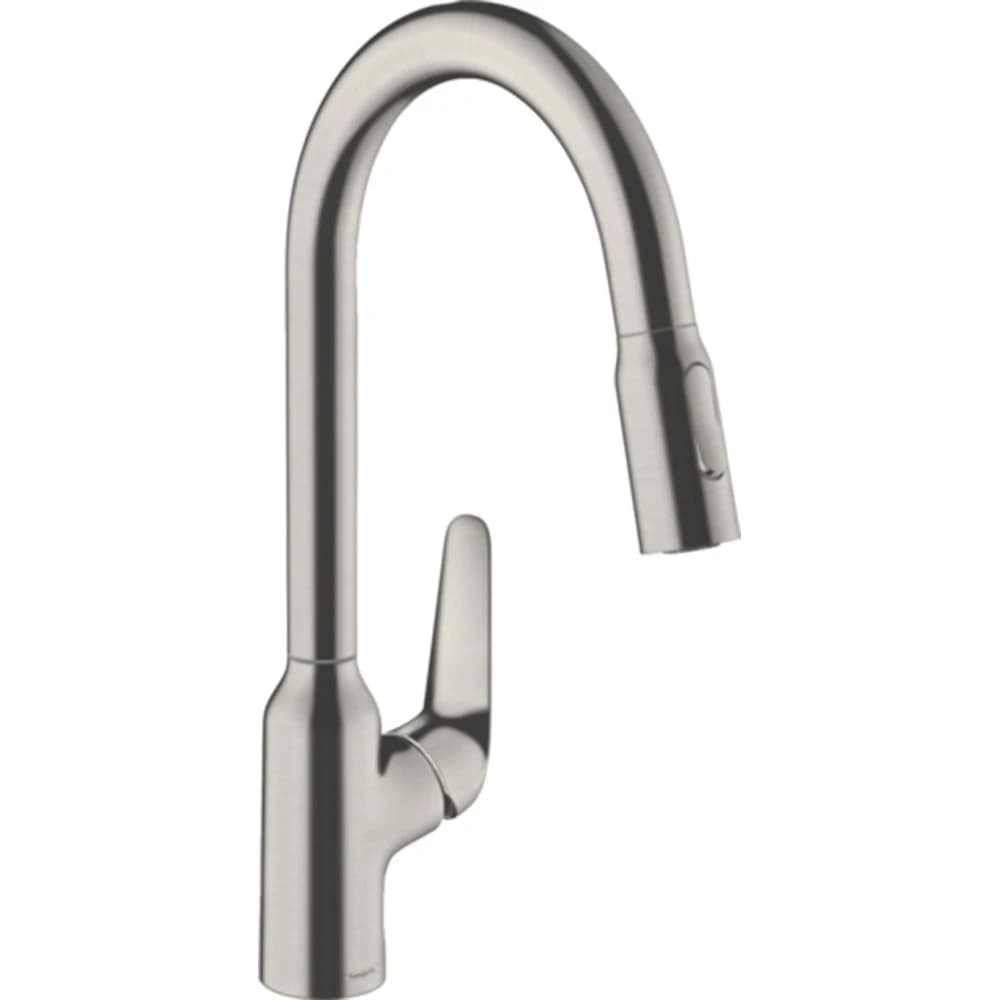 Hansgrohe Talis Tek Kollu Mutfak Bataryası 220 Çekilebilir Sprey Krom 71800800