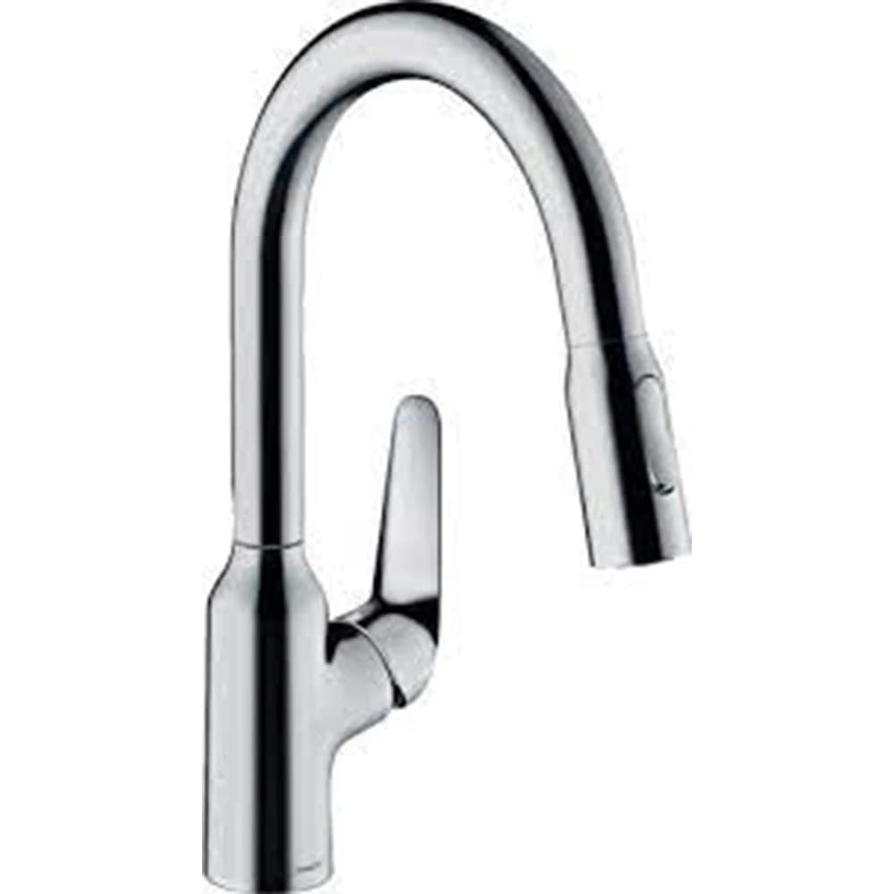 Hansgrohe Talis Tek Kollu Mutfak Bataryası 180 Çekilebilir Sprey Krom