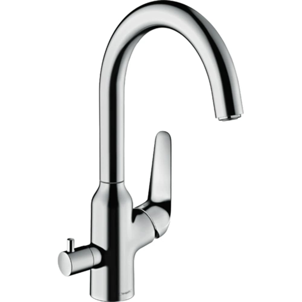 Hansgrohe Focus Tek Kollu Mutfak bataryası 220 Cihaz Kapatma Vanası Krom