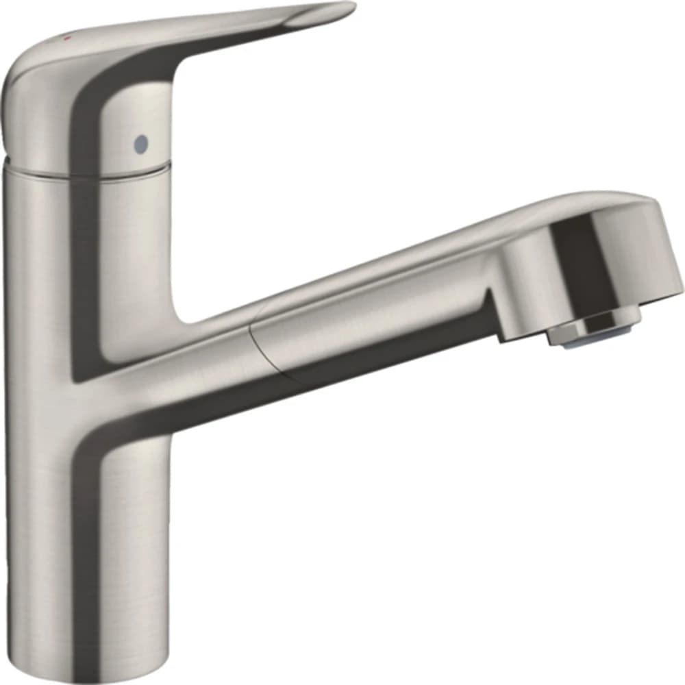 Hansgrohe Focus Tek kollu Mutfak Bataryası 150 Çekilebilir Çıkış Ucu Krom 71829800