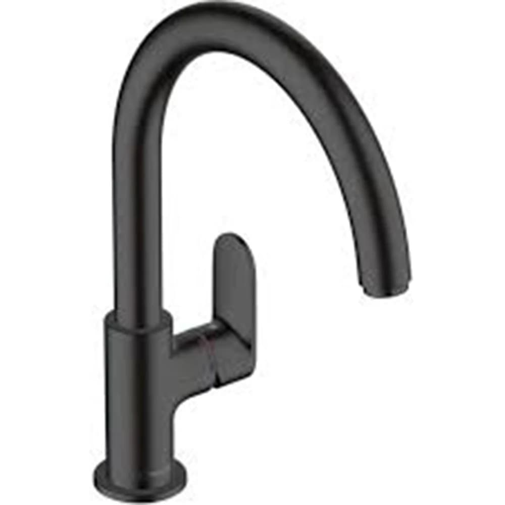 Hansgrohe Vernis 260 Tek kollu Satin Siyah Mutfak Bataryası