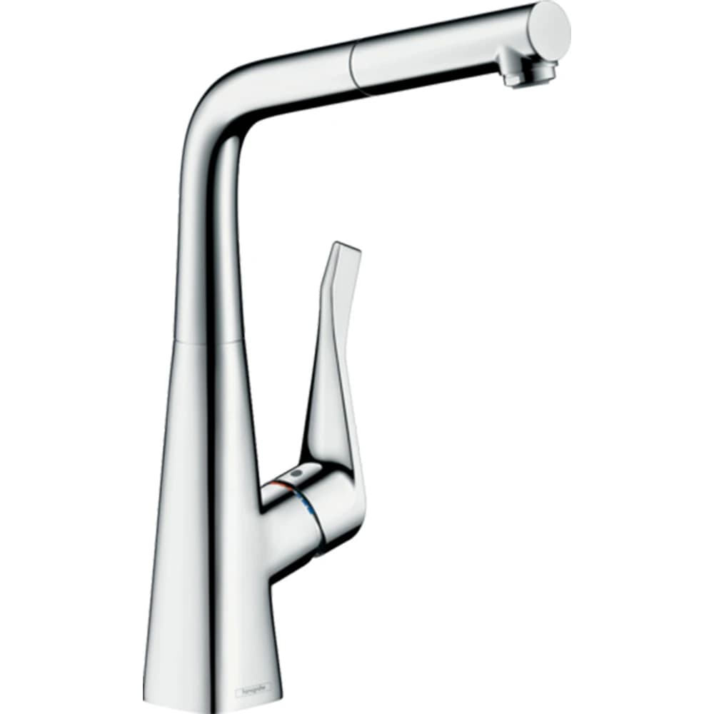 Hansgrohe Tek Kollu Mutfak Bataryası 320 Çekilebilir Sprey Krom