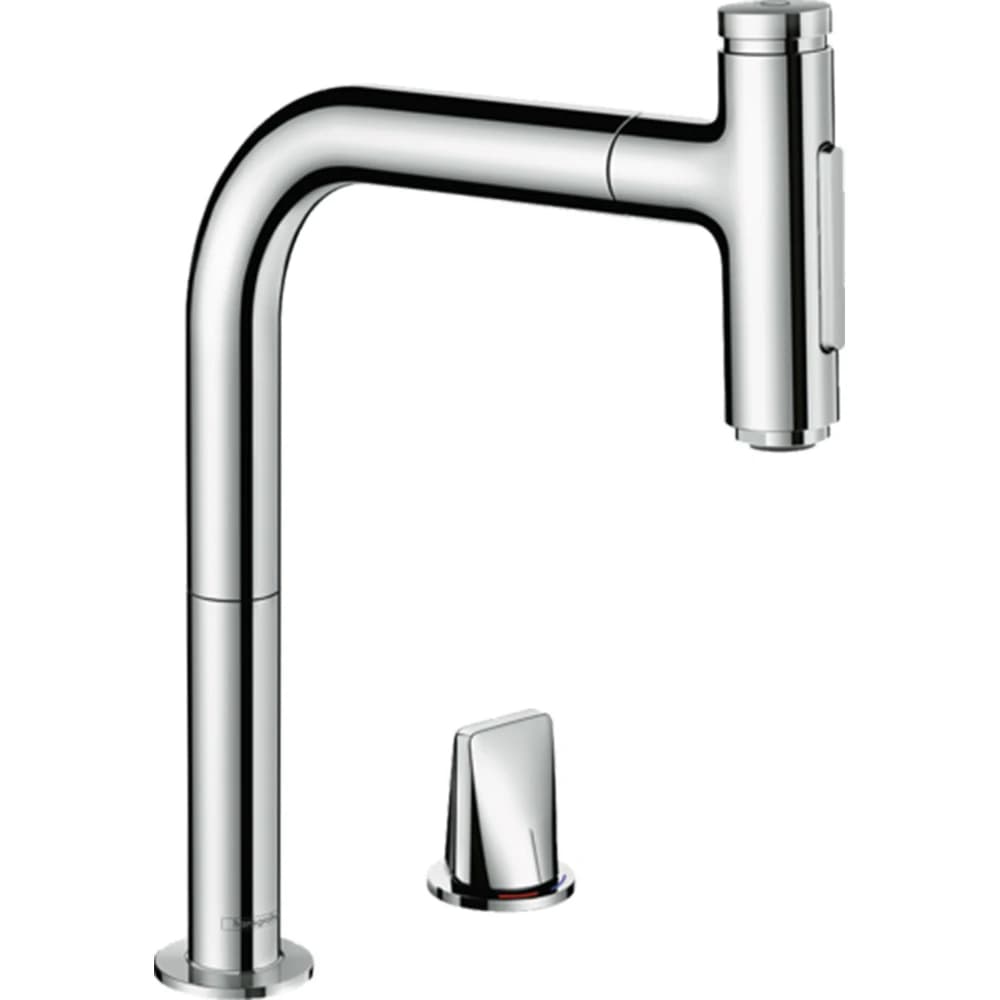 Hansgrohe Metris Select 2 Delikli Tek Kollu Krom Mutfak Bataryası 73818000