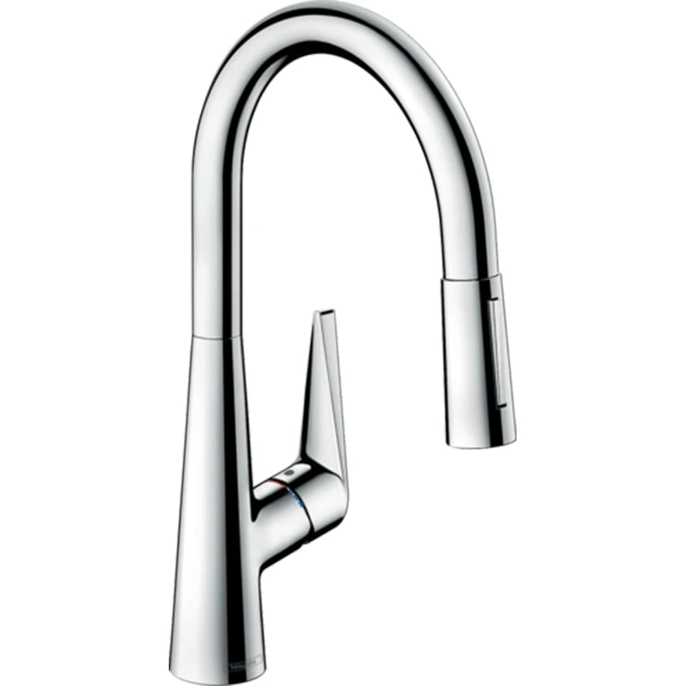 Hansgrohe Talis Ek Kollu Mutfak Bataryası 200 Çekilebilir Sprey Krom