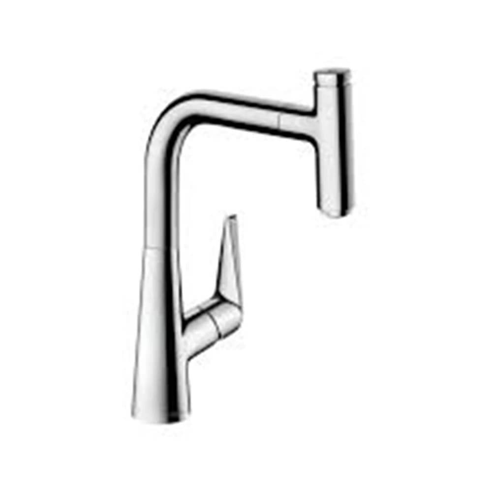 Hansgrohe Talis Ek Kollu Mutfak Bataryası 220 Çekilebilir Çıkış Ucu 1jet Krom