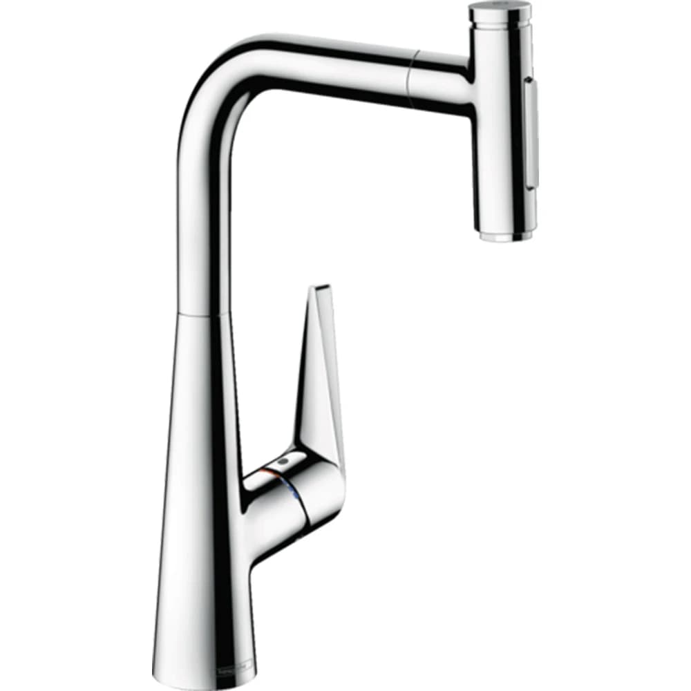 Hansgrohe Talis Select Tek Kollu Mutfak Bataryası 300 Çekilebilir Sprey Krom