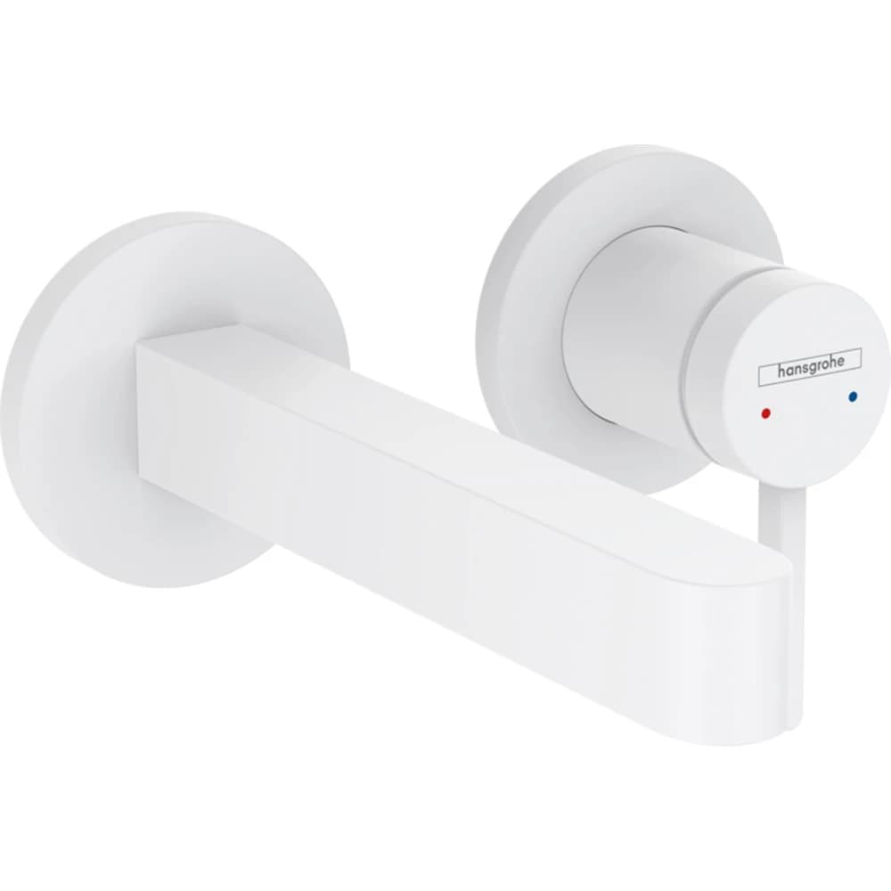Hansgrohe Finoris Tek Kollu Mat Beyaz Lavabo Bataryası 76051700