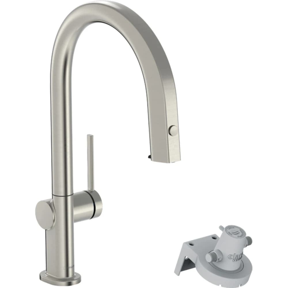Hansgrohe Aqittura M91 Paslanmaz Çelik Evye Bataryası 76803800