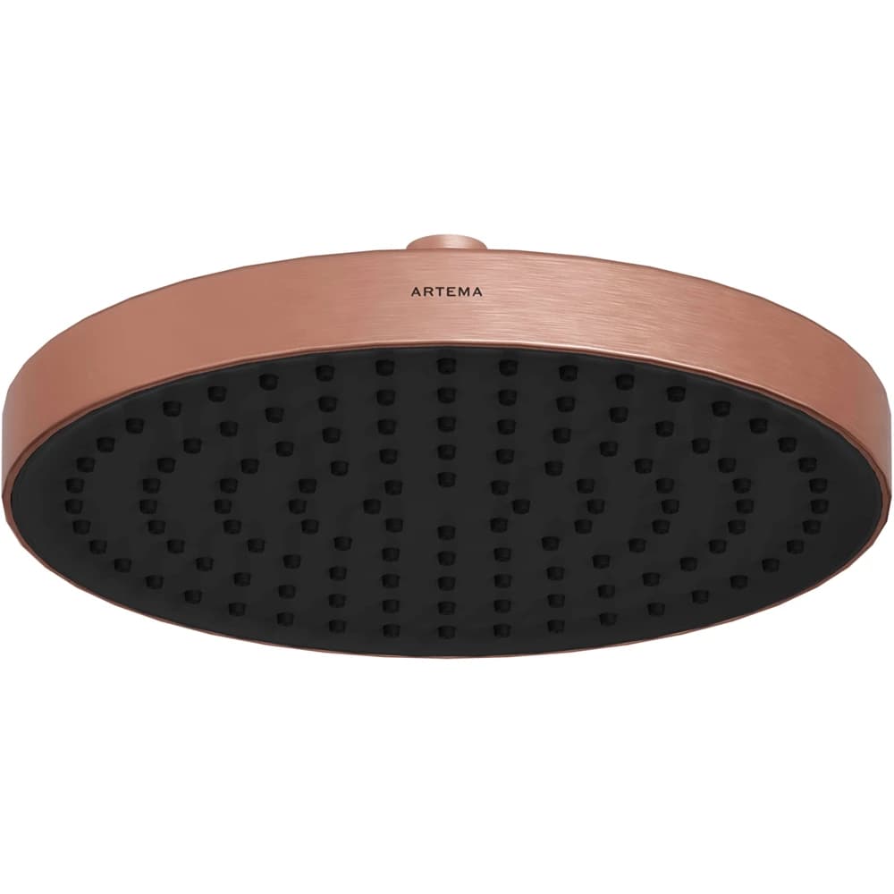 Artema Core Round 25 Cm 1 Fonksiyonlu Fırçalı Bakır Duş Başlığı - A4591224