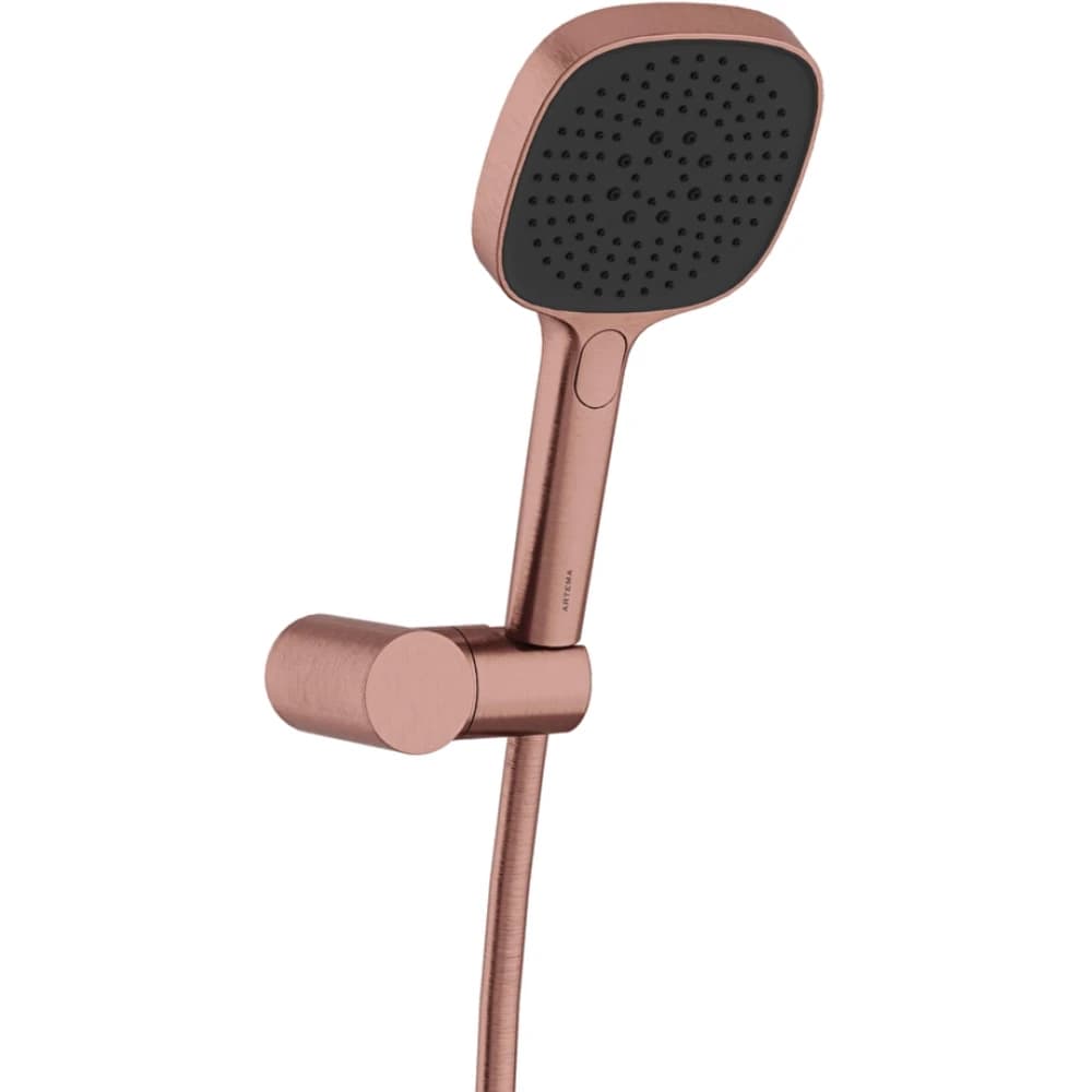 Artema Core Square 3 Fonksiyonlu Fırçalı Bakır El Duşu Takımı - A4591524