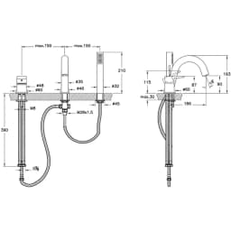 Artema Flow Soft 3 Delikli Küvet Bataryası - A43100 görsel 2