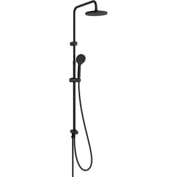 Artema Joy Round 200 Mat Siyah Duş Kolonu - A4590036 görsel 1