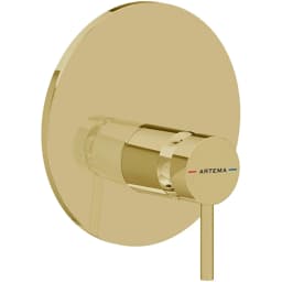 Artema Minimax Round Soft Altın Ankastre Duş Bataryası - A4371174 görsel 1