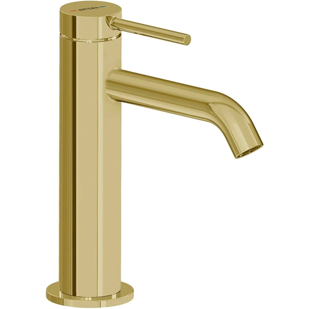 Artema Minimax Round Soft Altın Yüksek Lavabo Bataryası - A4353274