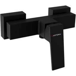 Artema Minimax Square Mat Siyah Duş Bataryası - A4352136 görsel 1