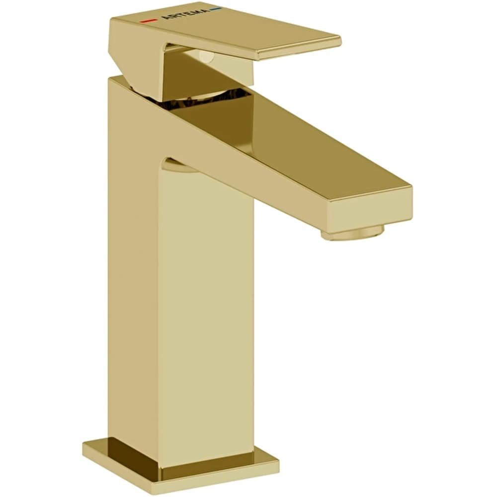 Artema Minimax Square Soft Altın Yüksek Lavabo Bataryası - A4372274