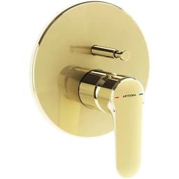 Artema Root Round Soft Altın Ankastre Banyo Bataryası - A4283074 görsel 1
