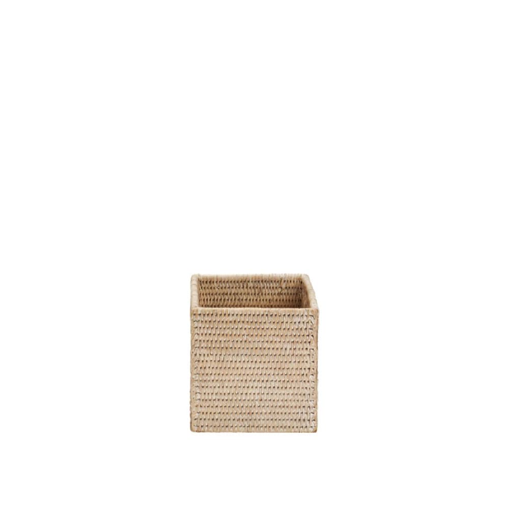 Decor Walther Basket Beyaz Tezgah Üstü Kare Açık Malzemelik