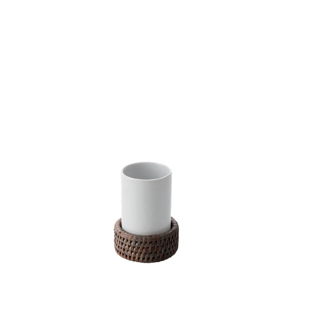 Decor Walther Basket Porselen-Kahve Tezgah Üstü Diş Fırçalık