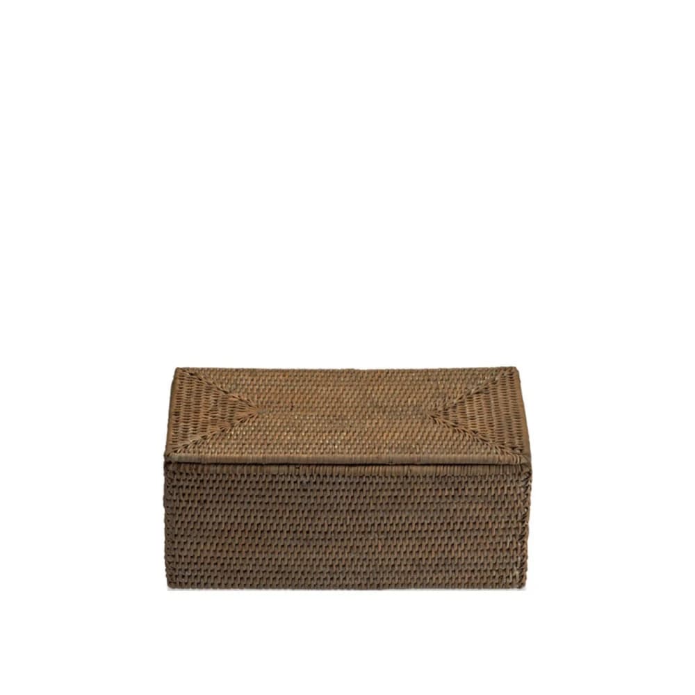 Decor Walther Basket Kahve Tezgah Üstü Kapaklı Malzemelik