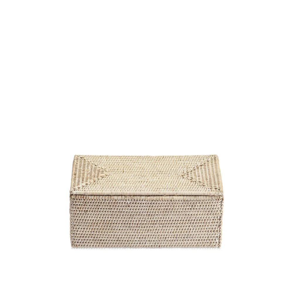 Decor Walther Basket Beyaz Tezgah Üstü Kapaklı Malzemelik