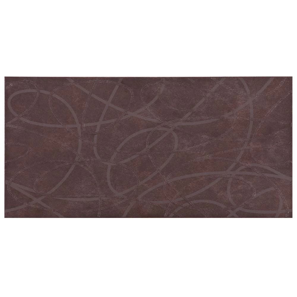 Çanakkale Seramik Dek-6603 Premium Stilize Full Dekor Kahve 30x60