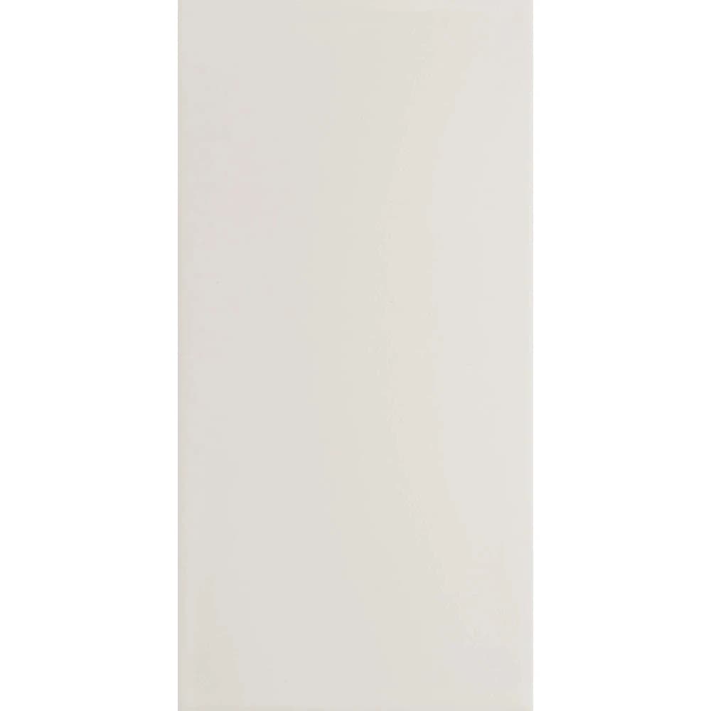 Çanakkale Seramik Fon-3142 Tiny Vivid Beyaz Düz 10x20