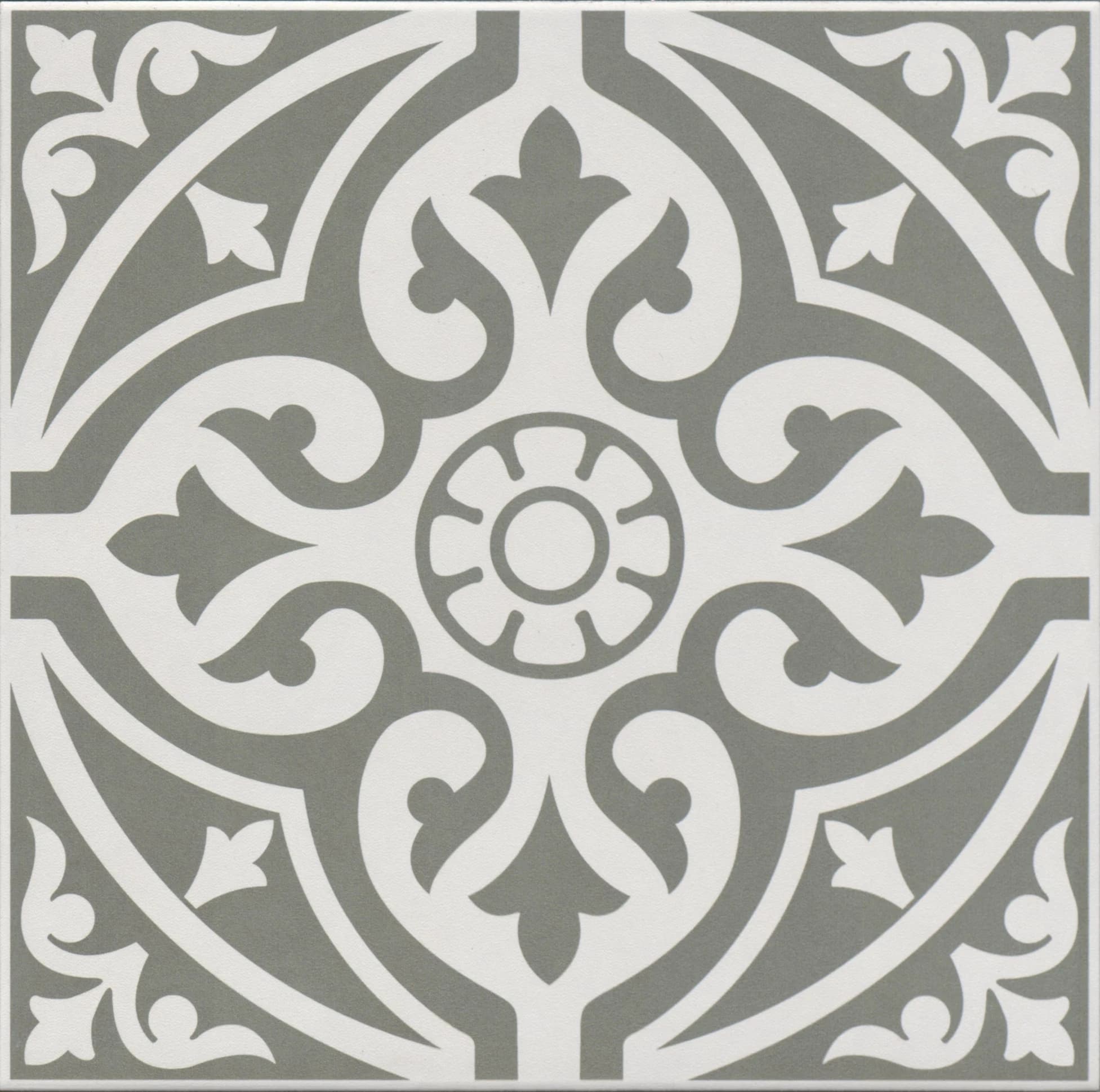 Çanakkale Seramik Gs-D4877 Ornament Klasik Gri 33x33