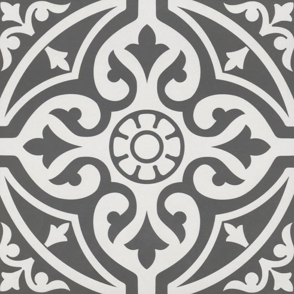 Çanakkale Seramik Gs-D4878 Ornament Klasik Siyah 33x33