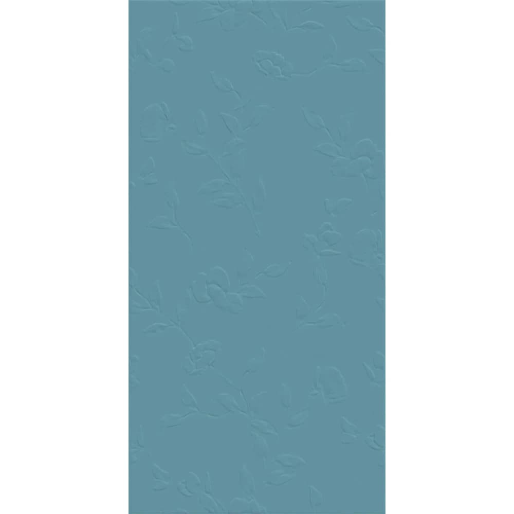 Çanakkale Seramik Rm-8771r Peony Mavi Çiçek Dekor Rektifiyeli 30x60 R