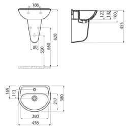Creavit 36x45 Cm Oval Lavabo görsel 2