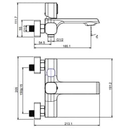 Creavit Alfa Banyo Bataryası - BT.AL2500 görsel 2