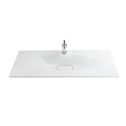 Creavit Drop 120 Cm Etajerli Lavabo görsel 1