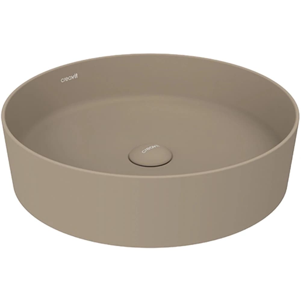 Creavit Loop 45 Cm Yuvarlak Mat Cappuccino Çanak Lavabo - LP145