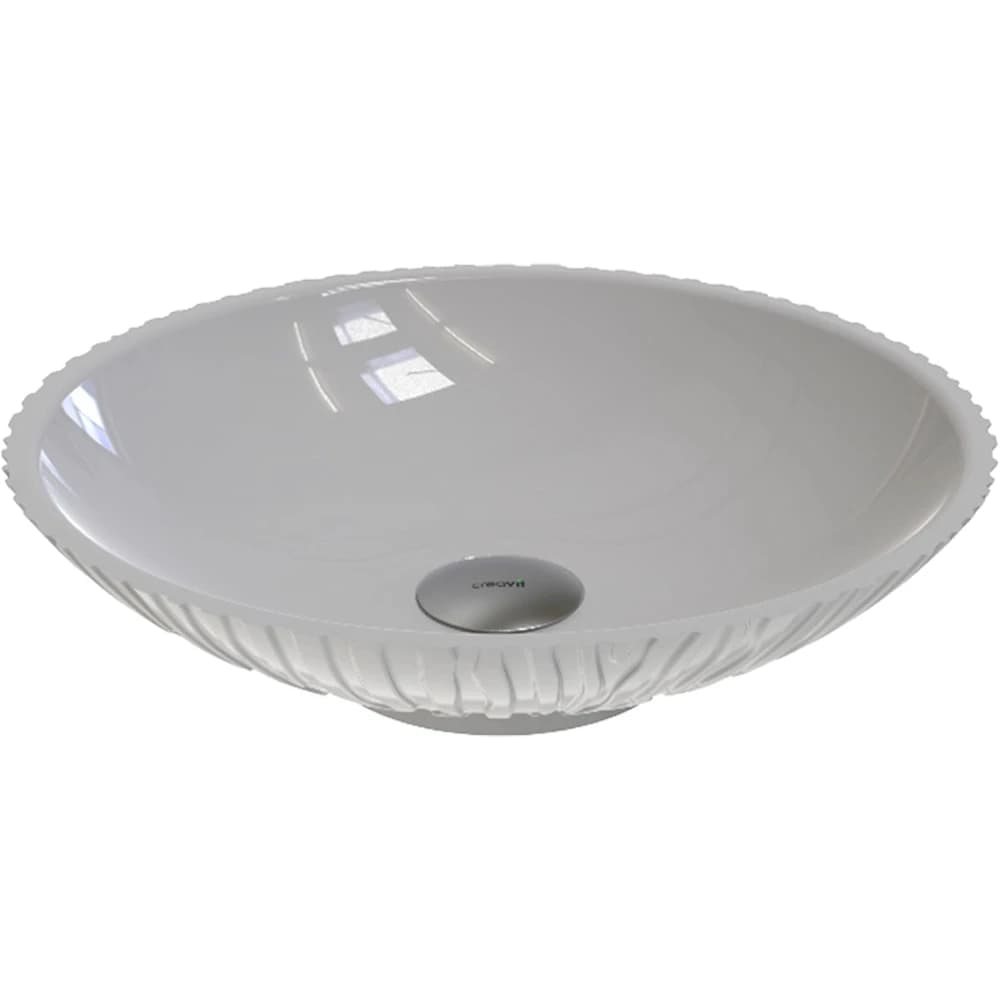 Creavit Savior 45 Cm Dış Kısım Çöl Desenli Geri Dönüşüm Tezgah Üstü Lavabo