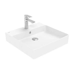 Creavit Volga 50x50 Cm Kare Tezgahüstü Lavabo görsel 1